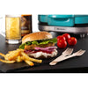 ARIETE HAMBURGER MAKER (PARTY TIME) (0205/01) - CELESTE- GRIGLIA ELETTRICA DA TAVOLO - DOPPIA PISTRA - 1200W