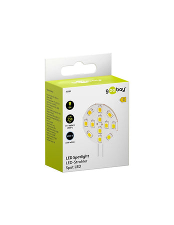 Lampada 12 LED SMD G4 5050 2W 230 Lumen Bianco Freddo, Classe E