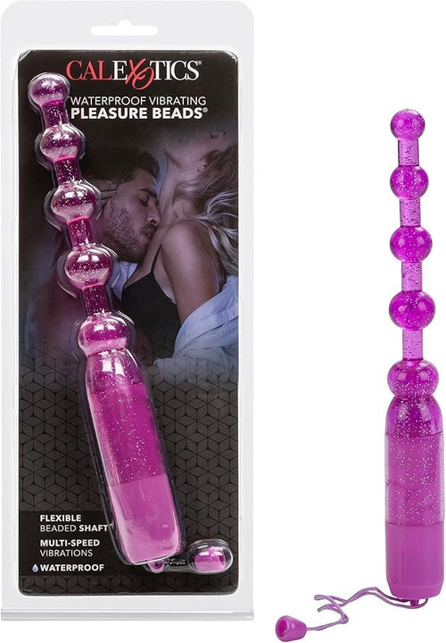 Calexotics vibratore perle del piacere waterproof multivelocità flessibile anale