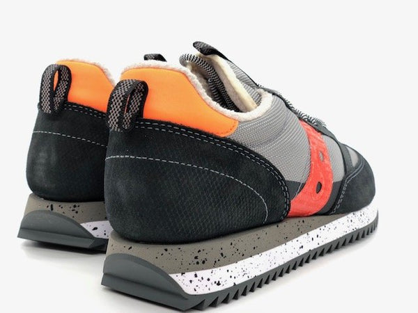 SAUCONY JAZZ ORIGINAL Sneaker uomo grigie e arancioni