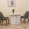 Tavolino Pranzo Tavolo Consolle in Legno Salvaspazio 2 3 persone Pieghevole Bianco TU2835-319TU2 , soggiorno salotto basso nero bianco marrone grigio design moderno sala moderno alto divano camera legno vetro rotondo cucina