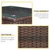 Set Mobili da Giardino Rattan PE da 3 Pezzi, 2 Poltrone da Esterno, Tavolino e Cuscini, Marrone 860-073BN