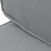 Set da 7 Pezzi Salotto da Esterni in Rattan con Poltrona Pouf Tavolino Grigio 860-002V01