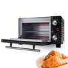 Forno Tostapane 10L 800W – Mini Forno Elettrico, Timer 30 Min, Temperatura 90-230°C, Doppio Vetro, Griglia e Teglia Incluse