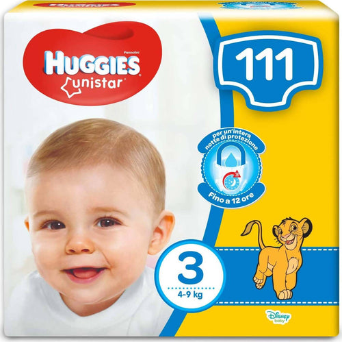 10x HUGGIES Unistar Pannolini con Banda Elastica per Bambini Fino a 12h MAXI SCORTA Pannolini Sanitaria Gioia del Bimbo - Villa San Giovanni, Commerciovirtuoso.it