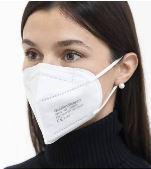 10x Mascherine Protettive FFP2 Certificate CE 2163 Mascherine sigillate singolarmente FFP2 Nr | BFE ≥94% | mascherina Rexpiria 0,99 cent€/cad Golden Season