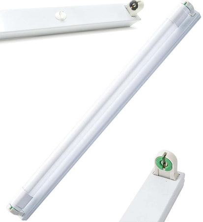 10X PLAFONIERA PLAFONIERE VUOTE VUOTA A SOFFITTO PER TUBI LED T8 60 90 120 150  Trade Shop italia - Napoli, Commerciovirtuoso.it