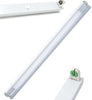 10X PLAFONIERA PLAFONIERE VUOTE VUOTA A SOFFITTO PER TUBI LED T8 60 90 120 150  Trade Shop italia - Napoli, Commerciovirtuoso.it