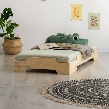 Lettino Montessori BOB beige 143 x 75 cm