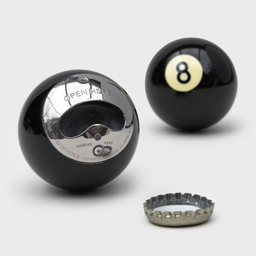 Apribottiglie Eight Ball â? Realizzato da una vera palla da biliardo n°8