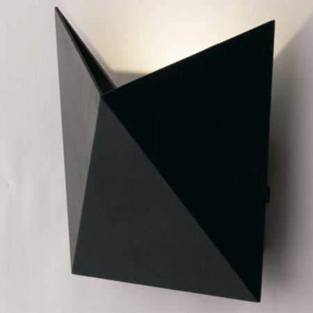 Applique da parete per esterno 7W a led nera Diamond