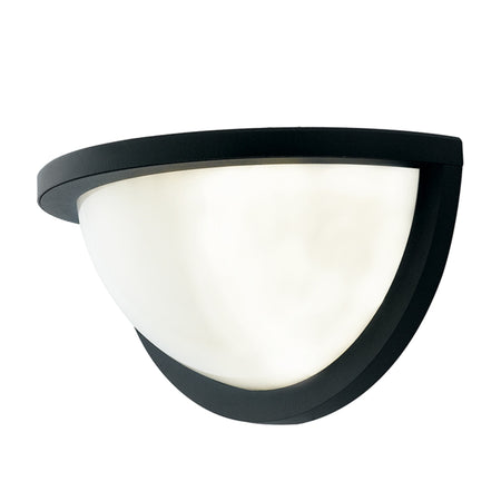 Applique da parete per esterno 10w a led nera Soft