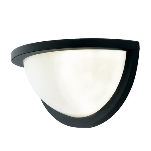 Applique da parete per esterno 10w a led nera Soft