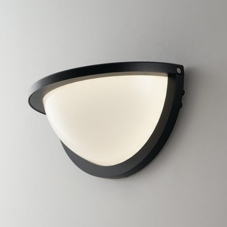 Applique da parete per esterno 10w a led nera Soft