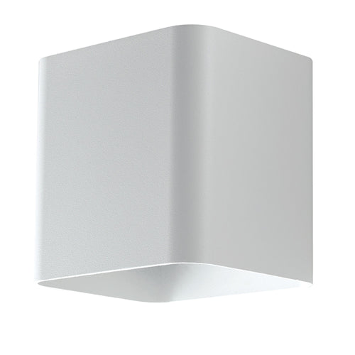 Applique da parete per esterno 7w a led a doppia emissione bianca Cube