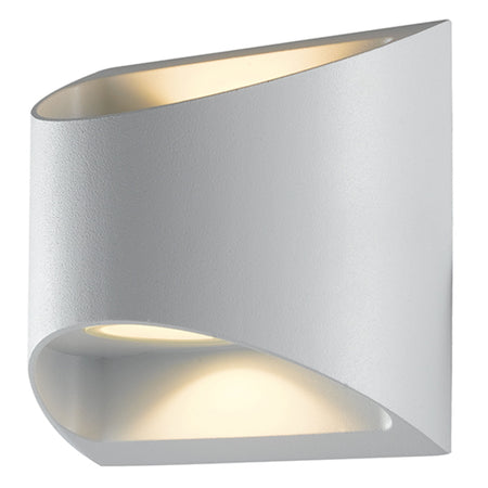 Applique da parete per esterno 7w a led a doppia emissione bianca Style