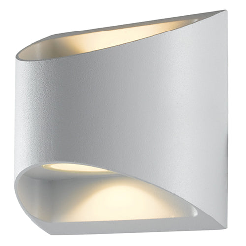 Applique da parete per esterno 7w a led a doppia emissione bianca Style
