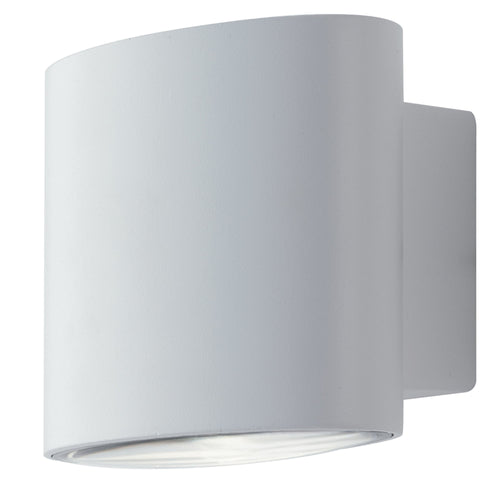 Applique da parete per esterno 2x4W a led a doppia emissione bianca Elly