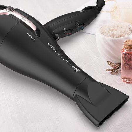 Asciugacapelli Phon Imetec Bellissima K9 2500 - Potenza W 2300 Max - Con Ionizzatore - 3 Temperature - 2 Velocità - Diffusore - Concentratore