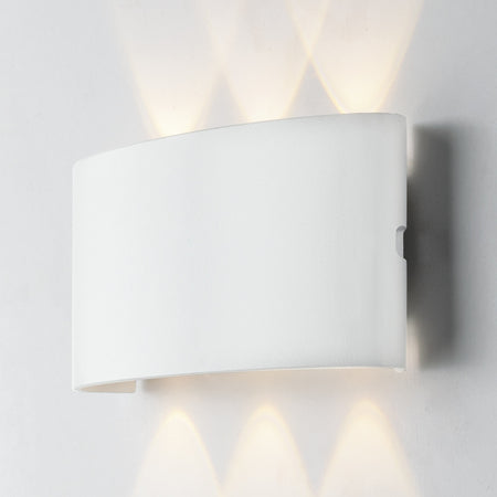 Applique da parete per esterno 6W a led a doppia emissione bianca Buggy