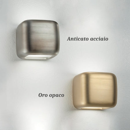 Applique Gea Luce BABOL A GX53 LED lampada parete biemissione classica