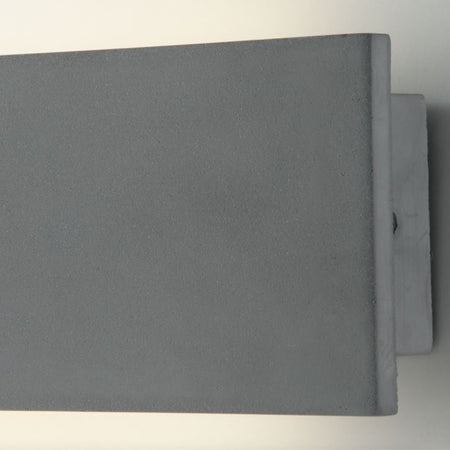 Applique da parete per esterno 8,6W a led a doppia emissione grigia Borg