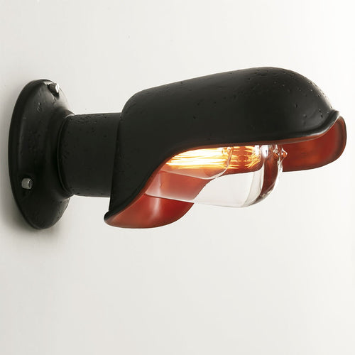 Applique esterno Toscot BISTRO 1182 IP44 E27 LED terracotta artigianale lampada parete giardino