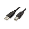 ROLINE GREEN CAVO USB2.0, A - B, M/M, BLACK, 1.8M