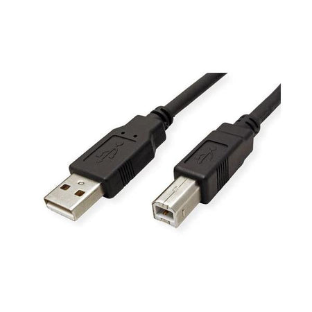 ROLINE GREEN CAVO USB2.0, A - B, M/M, BLACK, 1.8M