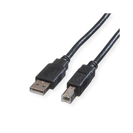 ROLINE GREEN CAVO USB2.0, A - B, M/M, BLACK, 1.8M