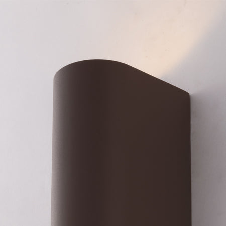 Applique da parete per esterno 2x35W GU10 a doppia emissione corten Simply