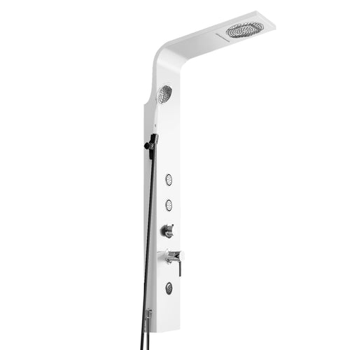 Pannello doccia Idromassaggio multifunzione Bianco