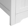 Mobile in Legno 60x30 H 80cm Bagno Camera Ingresso Salvaspazio 2 Ante Bianco