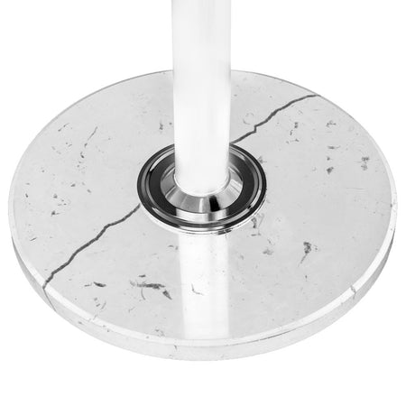 Attaccapanni Appendiabiti a Piantana Base Marmo 16Ganci H175cm Portaombrelli Bianco