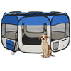 Recinto Box Per Animali Domestici 125x125cm Cuccia Pieghevole Salvaspazio con Borsa