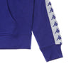 KAPPA Felpa Cappuccio Uomo Banda Hurtado Blue/white da uomo