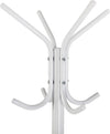 Attaccapanni da Terra Appendiabiti Metallo Bianco Salvaspazio Ingresso H 170 cm