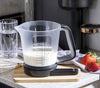 Bilancia Cucina Digitale con Caraffa Graduata Elettronica 5kg 1200ml Display Tara
