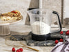 Bilancia Cucina Digitale con Caraffa Graduata Elettronica 5kg 1200ml Display Tara