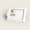 *STOCK* Portafaretto In Gesso Ceramico ad incasso TASCA 280x220mm 40W E14 IP20