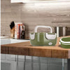 Scaldavivande Porta Pranzo Termico Elettrico Ricaricabile Portatile con Accessori Verde