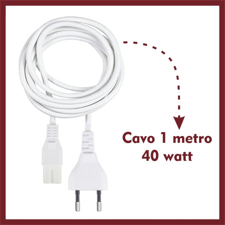 Scaldavivande Porta Pranzo Termico Elettrico Ricaricabile Portatile con Accessori Bordò