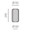 Lampadario moderno Gea Luce RAIKA VG B1 BIANCO E27 LED vetro sospensione
