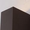 Applique da parete per esterno 2x35W GU10 a doppia emissione corten Cubby