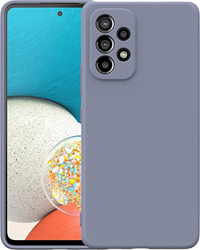 cover in silicone per samsung a33 5g blu