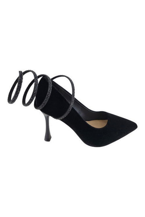 TWENTY FOUR HAITCH Scarpe con Tacco Nero da donna