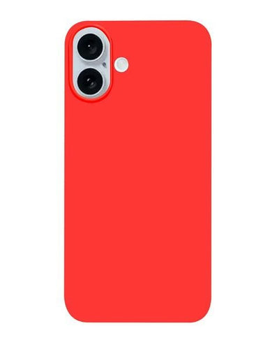 cover  silicone iphone 16 red