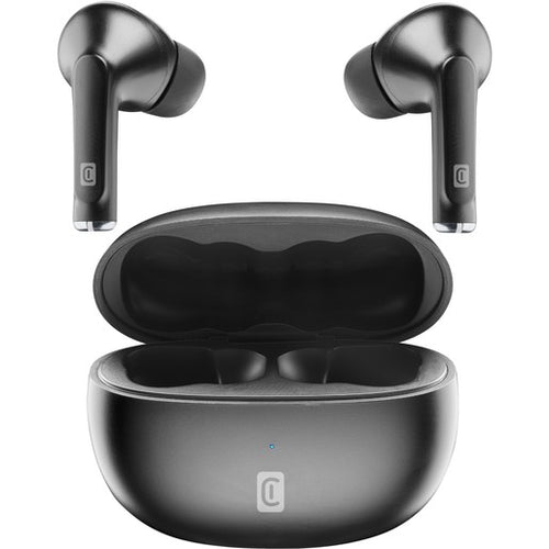 auricolare vivavoce bluetooth doppio  con base di ricarica nero