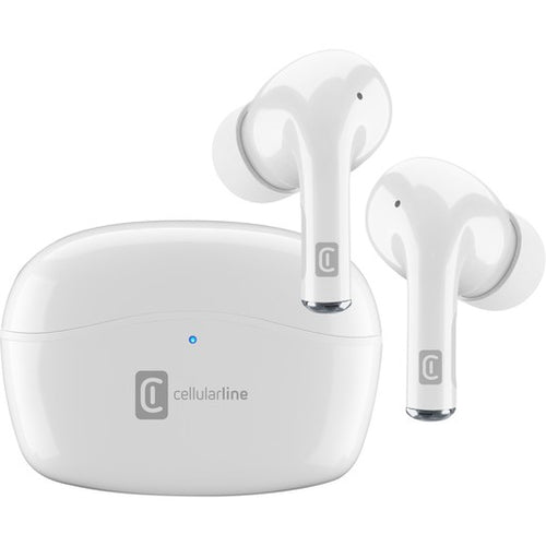 auricolare vivavoce bluetooth doppio  con base di ricarica nero cancellazione del rumore