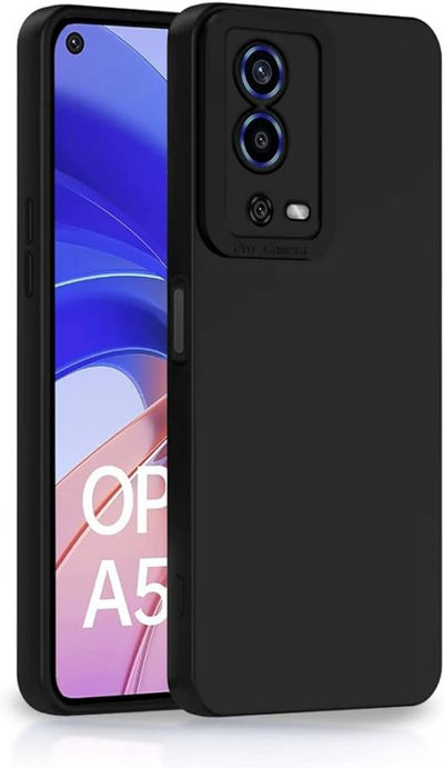 cover in silicone per oppo a55 nera